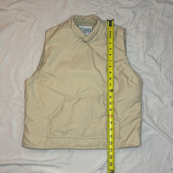 Y2K TOGO retro side zip puffer vest size medium - Picture 5 of 7
